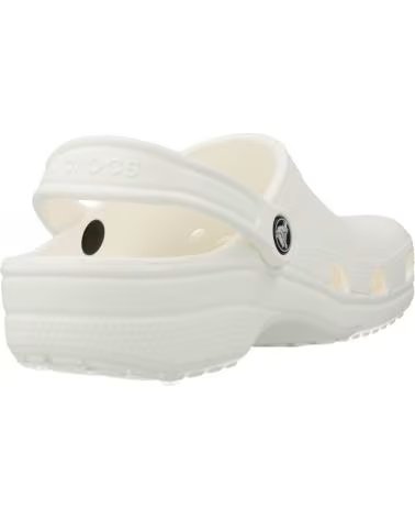 CROCS ZUECOS MUJER MODELO 10001C CLASSIC U COLOR BLANCO WHITE