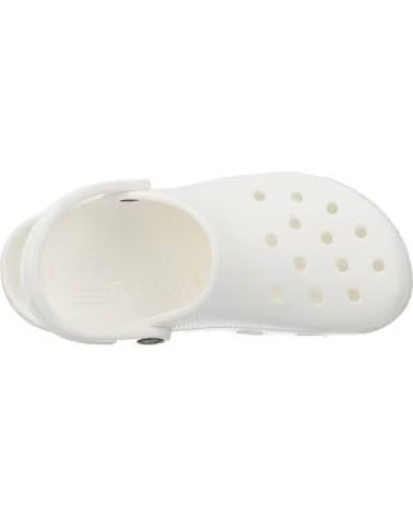 CROCS ZUECOS MUJER MODELO 10001C CLASSIC U COLOR BLANCO WHITE