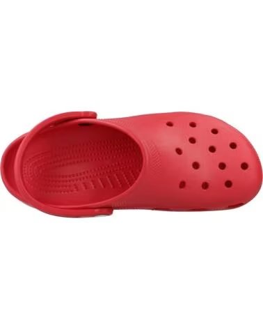 CROCS ZUECOS MUJER MODELO 10001C CLASSIC U COLOR ROJO VARSITYRED