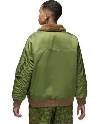 JORDAN GIACCA FB5088-340 CON COLLETTO IN PELLICCIA VERDE