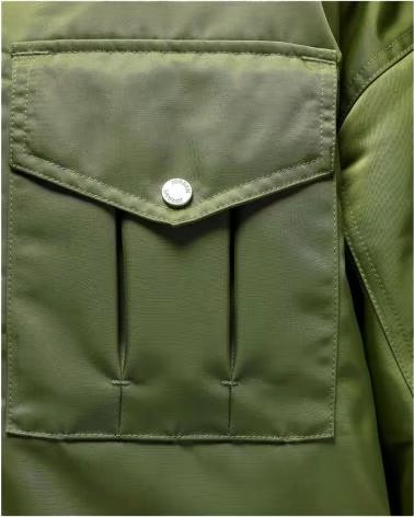 JORDAN GIACCA FB5088-340 CON COLLETTO IN PELLICCIA VERDE