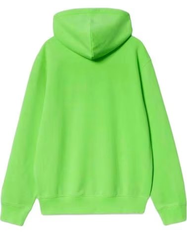 CARHARTT WIP FELPA CON CAPPUCCIO VERDE