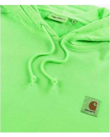 CARHARTT WIP FELPA CON CAPPUCCIO VERDE