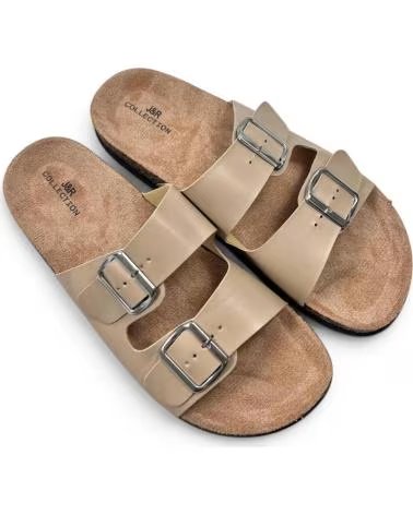 TIMBOS SANDALE BIO 132914 À DOUBLE BOUCLE MARRóN