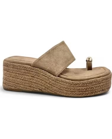 TIMBOS ZOCCOLI ZEPPA PLATEAU ESPADRILLAS KAKI MARRóN