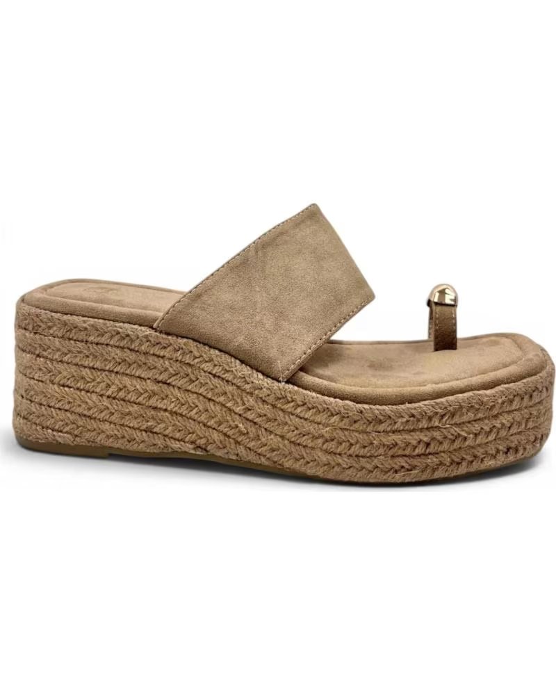 TIMBOS ZOCCOLI ZEPPA PLATEAU ESPADRILLAS KAKI MARRóN