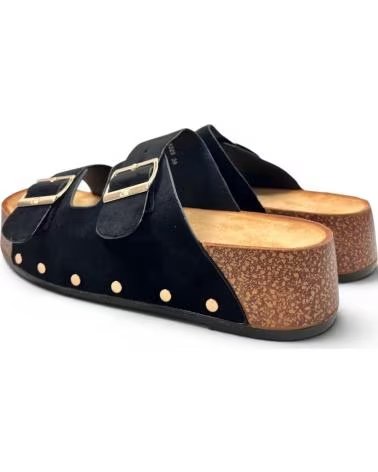 TIMBOS ZOCCOLI CON ZEPPA CON FIBBIE NEGRO