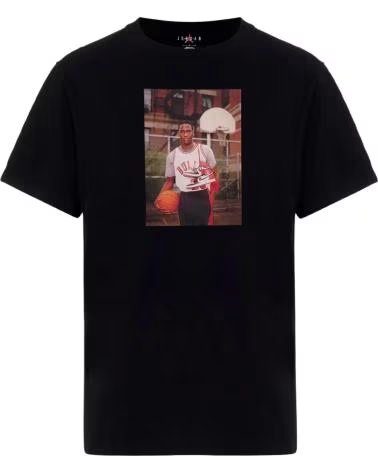 JORDAN T-SHIRT PHOTO CREW PRETA 1