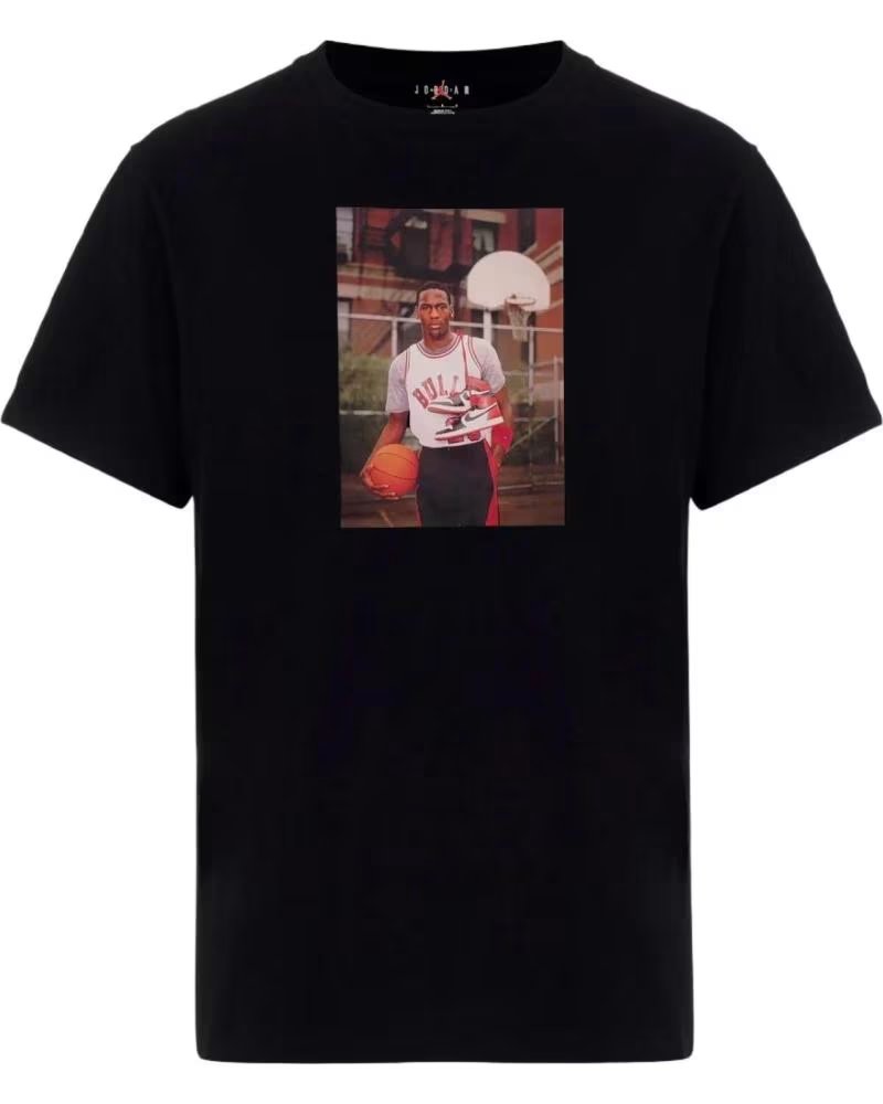 JORDAN T-SHIRT PHOTO CREW PRETA 1