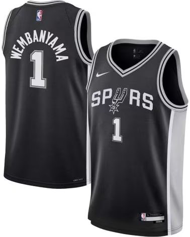 AGATHA RUIZ DE LA PRADA CAMISETA NIKE SWINGMAN ICON EDITION SAN ANTONIO SPURS VICTOR WEMBANYAMA 1