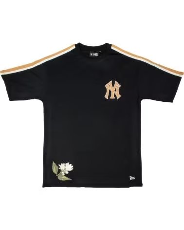 NEW ERA MAGLIETTA MLB YORK YANKEES FLORAL OVERSIZED NERA 1