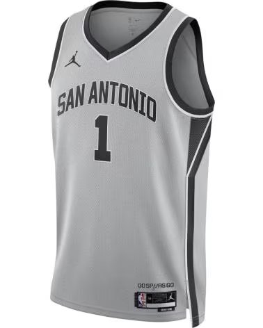 JORDAN SWINGMAN STATEMENT TRIKOT SAN ANTONIO SPURS VICTOR WEMBANYAMA 1