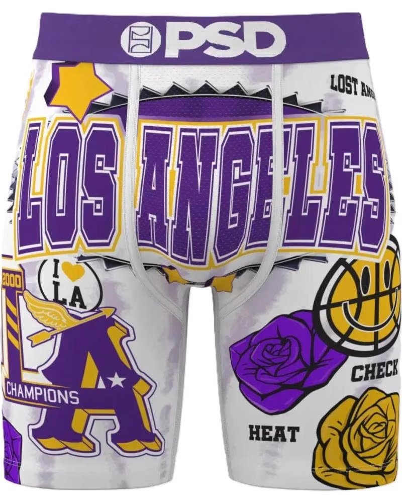 PSD LOS ANGELES LAKERS BOXER BRIEFS 1