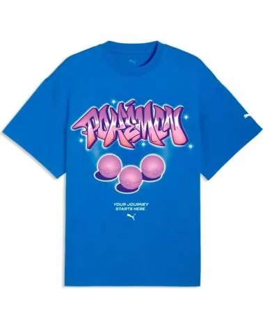 PUMA T-SHIRT X POKÉMON I TEAM BLU 1