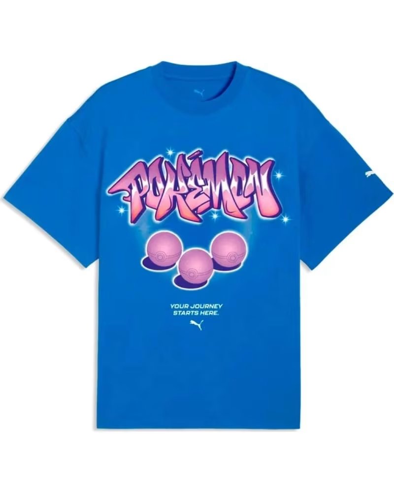 PUMA T-SHIRT X POKÉMON I TEAM BLU 1