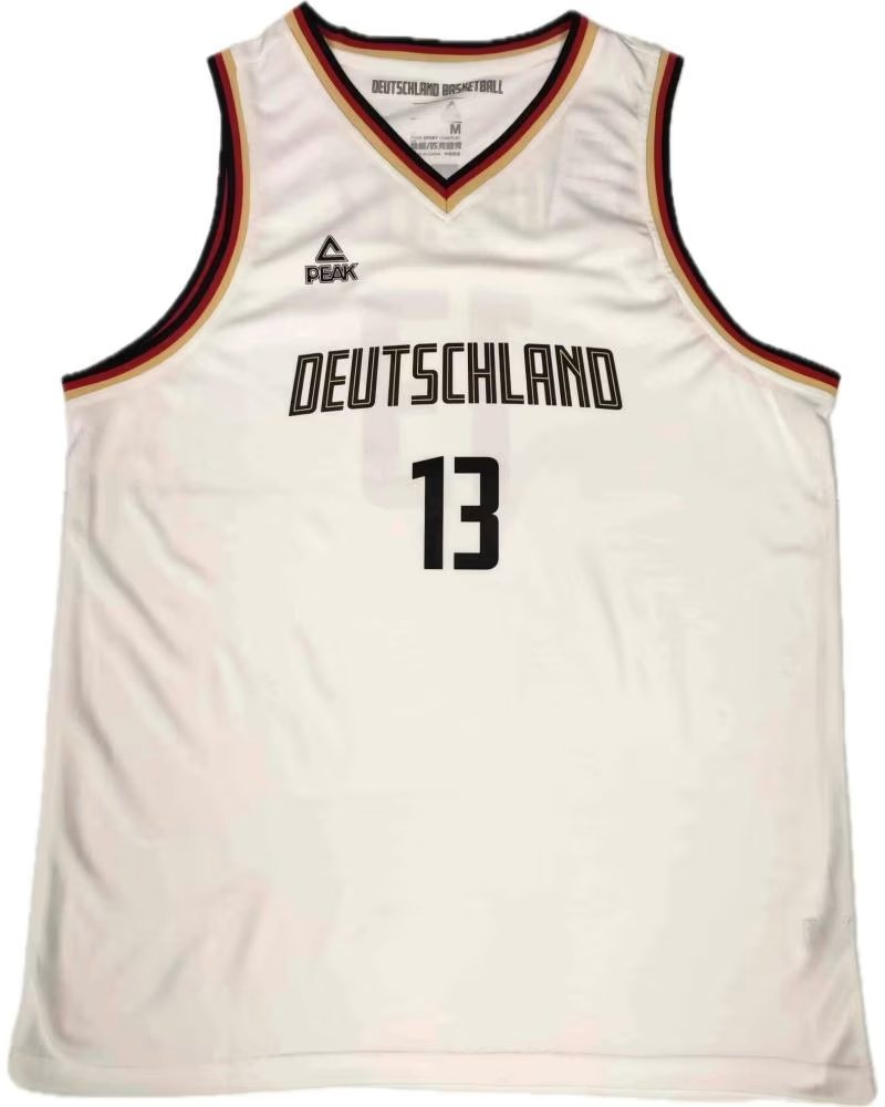 PEAK CAMISETA MORITZ WAGNER ALEMANIA - BALONCESTO BLANCA 1