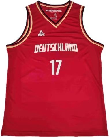 PEAK CAMISETA DENNIS SCHRODER ALEMANIA - BALONCESTO ROJA 1