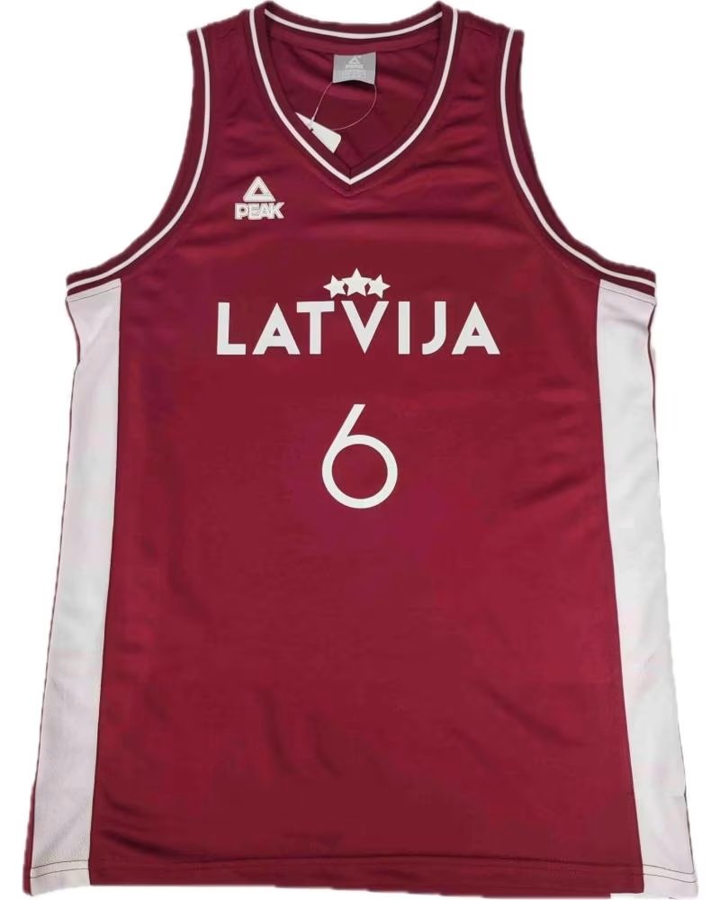 PEAK CAMISETA KRISTAPS PORZINGIS LETONIA - ROJA 1