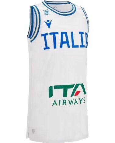 MACRON CAMISETA BALONCESTO ITALIA SEGUNDA EQUIPACION MUNDIAL FIBA - 1