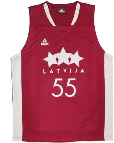 PEAK CAMISETA ARTURS ZAGARS SELECCION DE LETONIA - ROJA 1