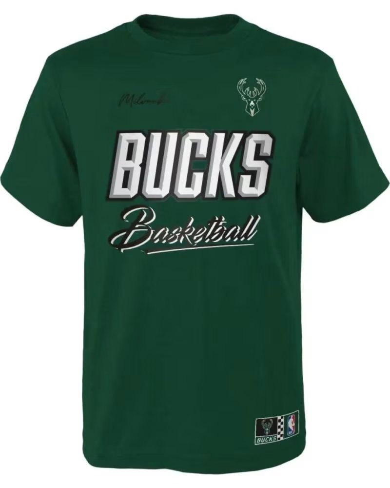OUTERSTUFF CAMISETA MILWAUKEE BUCKS COURT TRACK - JUNIOR AWAY 1
