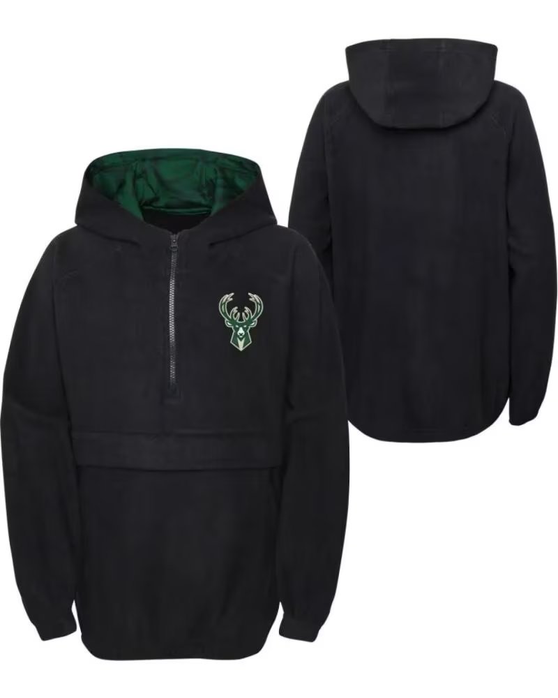 OUTERSTUFF SUDADERA MILWAUKEE BUCKS PAINT THE COURT POLAR FLEECE - JUNI 1