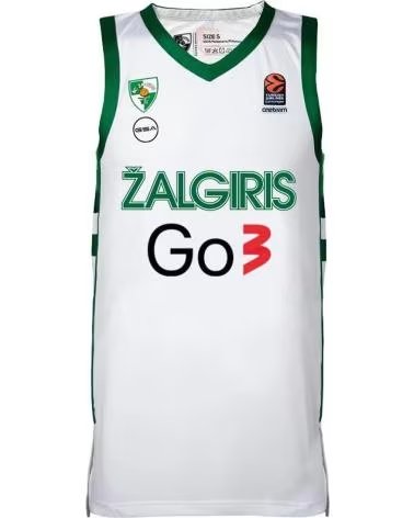 GSA CAMISETA ZALGIRIS KAUNAS EUROLIGA BLANCA 1