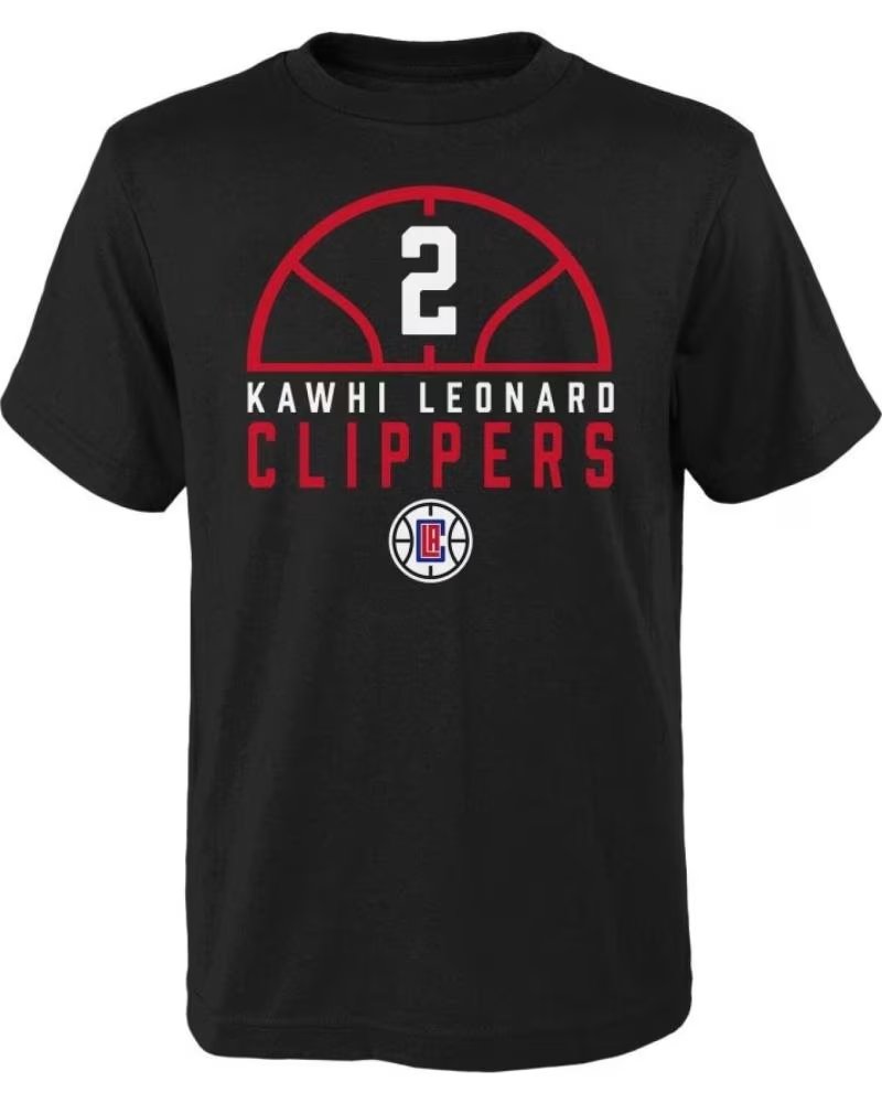 OUTERSTUFF CAMISETA KAWHI LEONARD COURT BALL LOS ANGELES CLIPPERS 1
