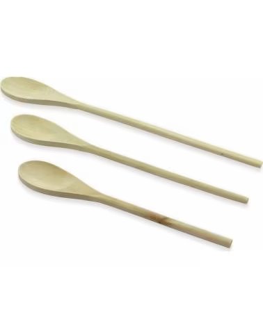 GETIT SET DE 3 CUCHARAS DE MADERA GETIT PARA COCINA MULTICOLOR