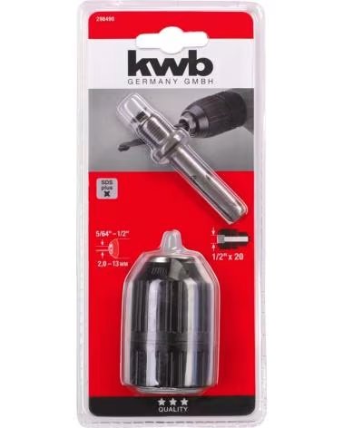 KWB KWB PORTABROCAS DE CORONA DENTADA CON ADAPTADOR SDS-PLUS, 2-13 MM MULTICOLOR
