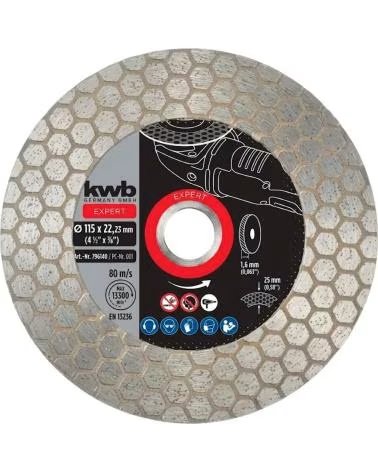 KWB DISCO DE CORTE DIAMANTADO KWB EXPERT 115 MM MULTICOLOR