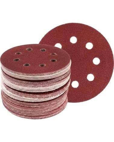KWB KWB DISCOS DE LIJA ABRASIVOS PERFORADOS PARA LIJADORA ORBITAL MULTICOLOR