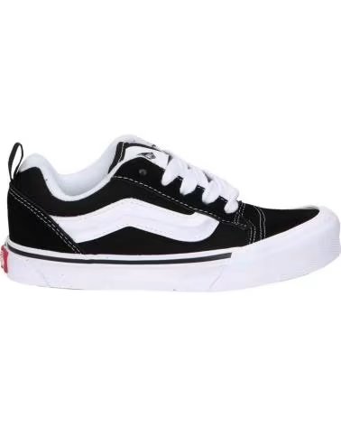 Deportivas-De-Niño-VANS-OFF-THE-WALL-ZAPATILLAS-NINO-VANS-MODELO-KNU-SKOOL-COLOR-NEGRO-BLKTRUEWHT