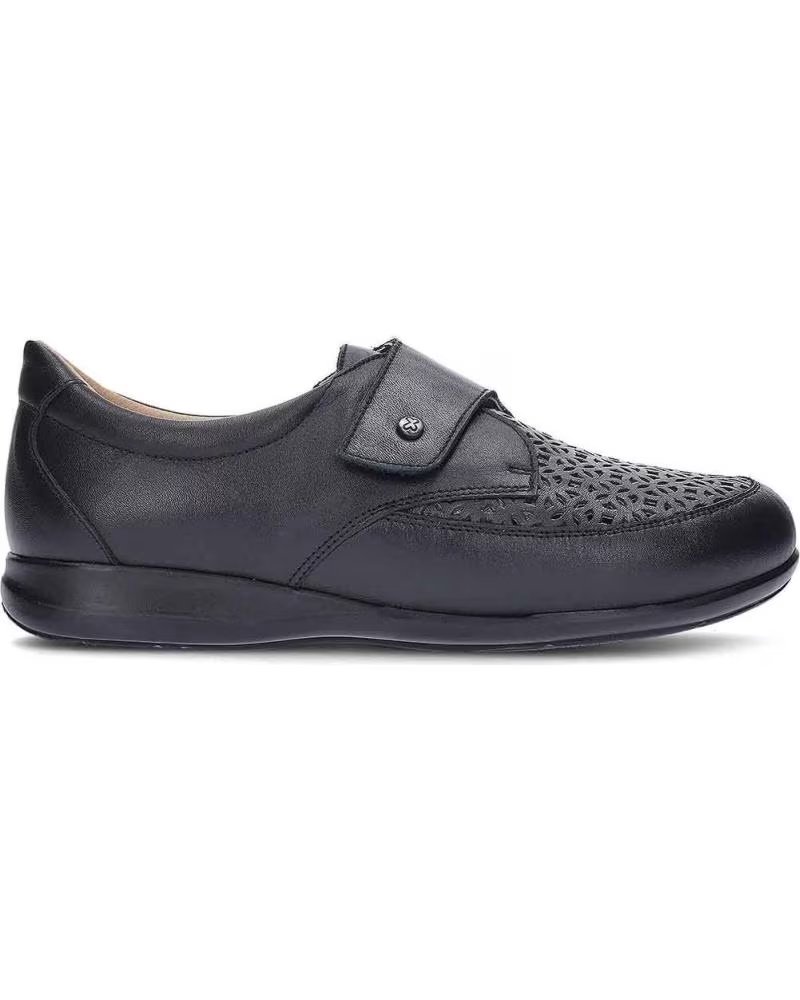 CALZAMEDI ZAPATO TROQUELADO PARA MUJER 0810 ESPECIAL DIABETICO NEGRO