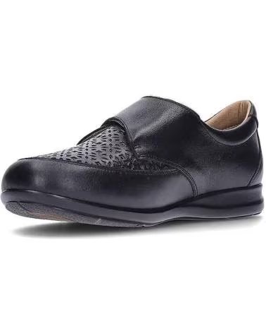 CALZAMEDI ZAPATO TROQUELADO PARA MUJER 0810 ESPECIAL DIABETICO NEGRO