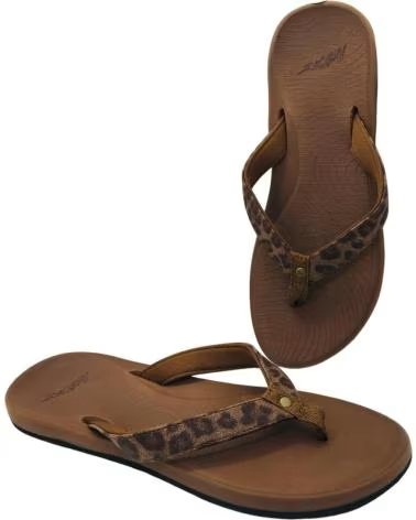 NICOBOCO NEOPRO WOMEN´S TOE-POST FLIP-FLOPS MARRON