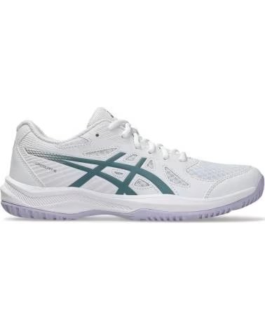 ASICS ZAPATILLAS UPCOURT 6 BLANCAS-MORADAS 100 BLANCO