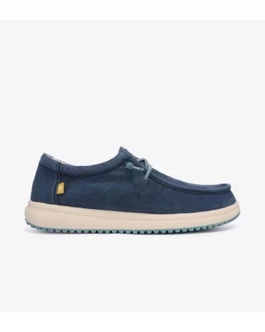 WALK IN PITAS SCARPE CASUAL IN WALLABI PATH BLU NAVY AZUL