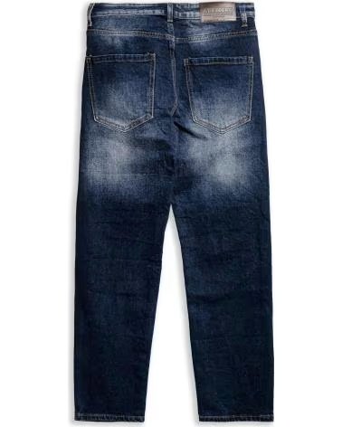 OVER STREET PANTALONE IN DENIM DAL TAGLIO DRITTO EFFETTO CONSUMATO VARIOS COLORES