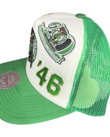 MITCHELL NESS GORRA CELTICS GRIDLOCK TRUCKER CAP VERDE