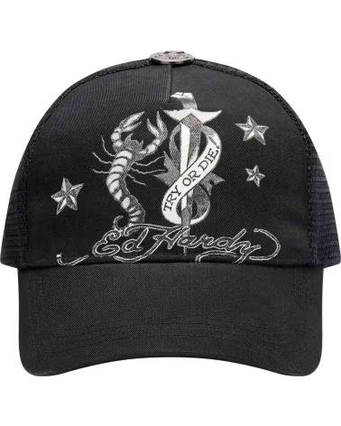 ED HARDY Gorra negra dagger scorpion trucker cap NEGRO