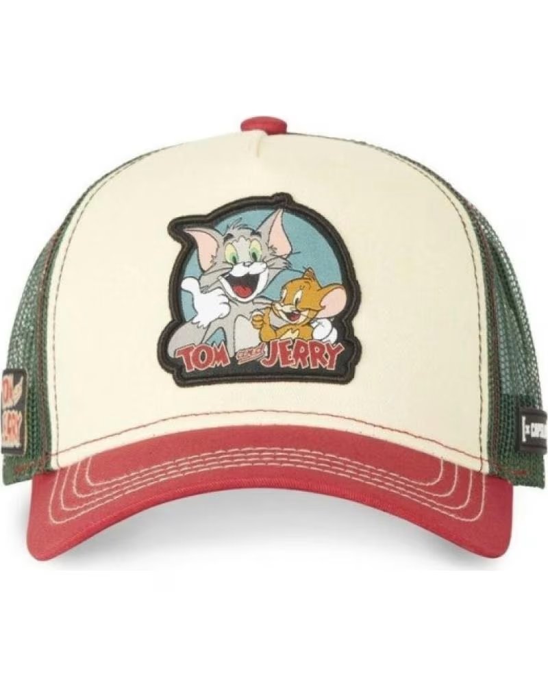 CAPSLAB GORRA TOM Y JERRY TJ2 TRUCKER CAP BEIGE
