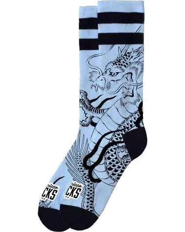 Início-AMERICAN-SOCKS-CALCETINES-RYUJIN-AZUL-BLUE-