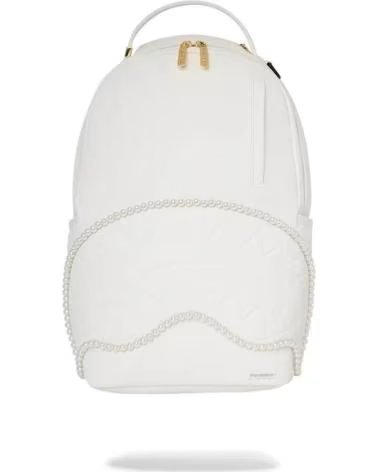 SPRAYGROUND MOCHILA BLANCA PEARL SHARKMOUTH BACKPACK BLANCO