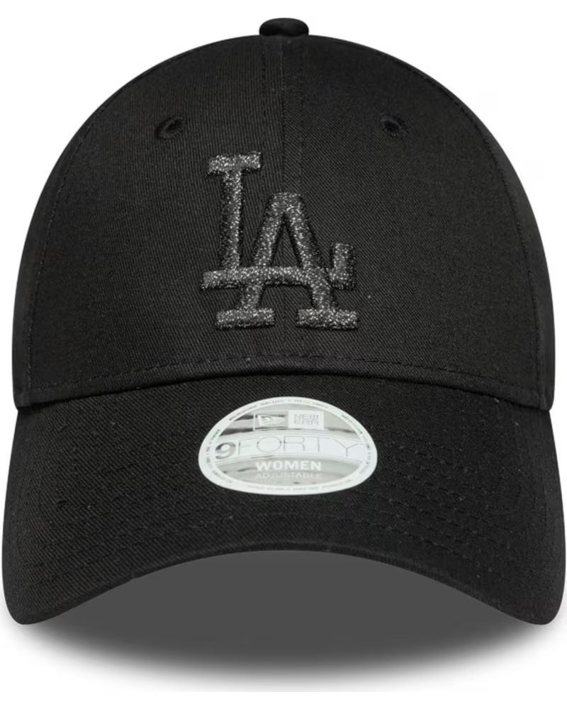 NEW ERA GORRA NEGRA DODGERS WMNS METALLIC LOGO 9FORTY NEGRO