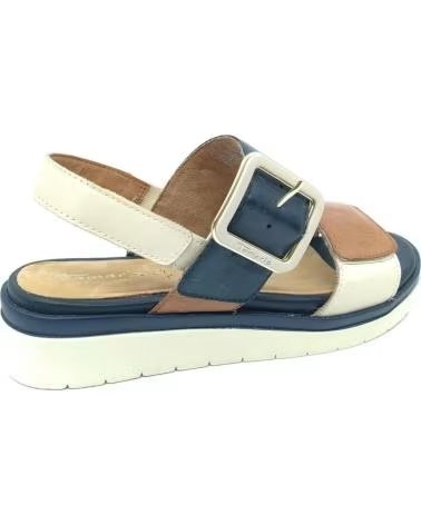 TAMARIS SANDÁLIA 8-88706 COM FIVELA E PLATAFORMA AZUL