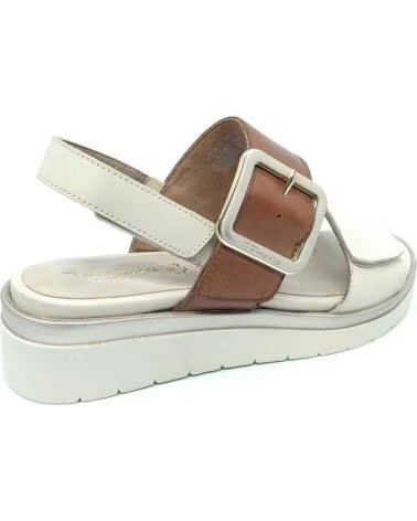 Sandalias de Mujer TAMARIS 88706 PIEL IVORY-CUERO BEIG