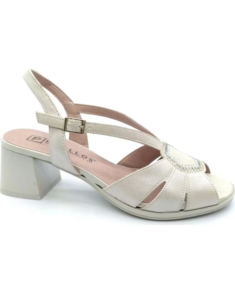 PITILLOS SANDALIA 11215 BEIGE METAL METáLICO
