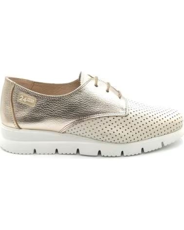 SAPATOS DE ATACADORES 24 HORAS 26724 - OURO BEGE BEIGE