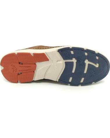 FLUCHOS ZAPATO DE CORDONES KAI F1986 CUERO MARRóN